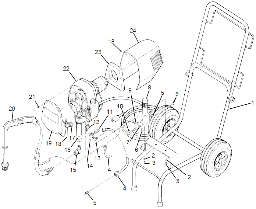 EP2300 Low Boy Final Assembly Parts